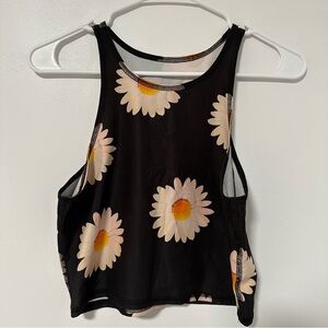 Teeki Black Daisy Mermaid Tank
